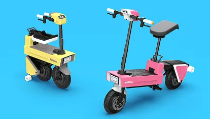 折りたたみロボティクスモビリティ「tatamo!」試乗体験コーナー（株式会社ICOMA）